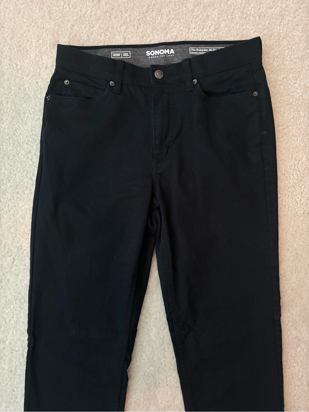 SONOMA Men’s Black Slim Jeans - Clean Casual Style